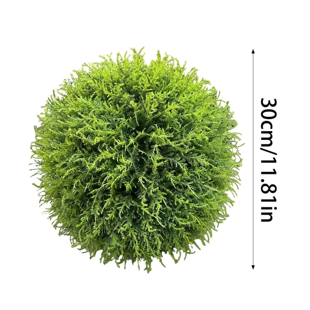 Pelota Simulada Bolas topiarias de césped artificial, esferas decorativas de boj y ciprés simulados para interiores y exteriores, con acentos estéticos para el jardín. NCHKUN