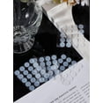 thumbnail image 2 of 1 set 80pcs Silicone Ear Nuts Flat Round Clear 9x1mm Hole: 1mm, 2 of 3
