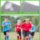 thumbnail image 3 of 4 pares de niños Sports Sweep Bands Sweat Band Band Band Diadenta de coloridos coloridos Madena de pulsera, 3 of 4