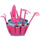thumbnail image 2 of Juego de jardinería para niños, juego de simulación, delantal, sombrero para el sol, guantes, kit de herramientas de jardinería para niños pequeños, color rosa, 2 of 14