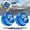 Blue, variant on ALLTIMES Replacement Aluminum Cap Assembly for K71-G01-73 / Tie Down 81143 (48355V) for Vortex Hubs with 5 Bolts, with O-rings