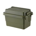 thumbnail image 1 of jinwen homegardentool Stackable Outdoor Storage Box Basket Travel Cooking BBQ Car Trunk Green, 1 of 9