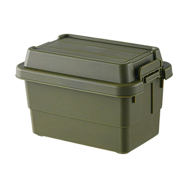 Car Trunk Organizer Basket Kitchen Picnic Fishing Travel Outdoor Storage Box Green