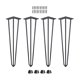 thumbnail image 4 of Patas para muebles de 4 piezas con protectores de suelo y tornillos de montaje, patas de armario de fácil instalación de acero al carbono para sofá, m Teniendo 400kg 40cm BLESIY sofá piernas pies, 4 of 8