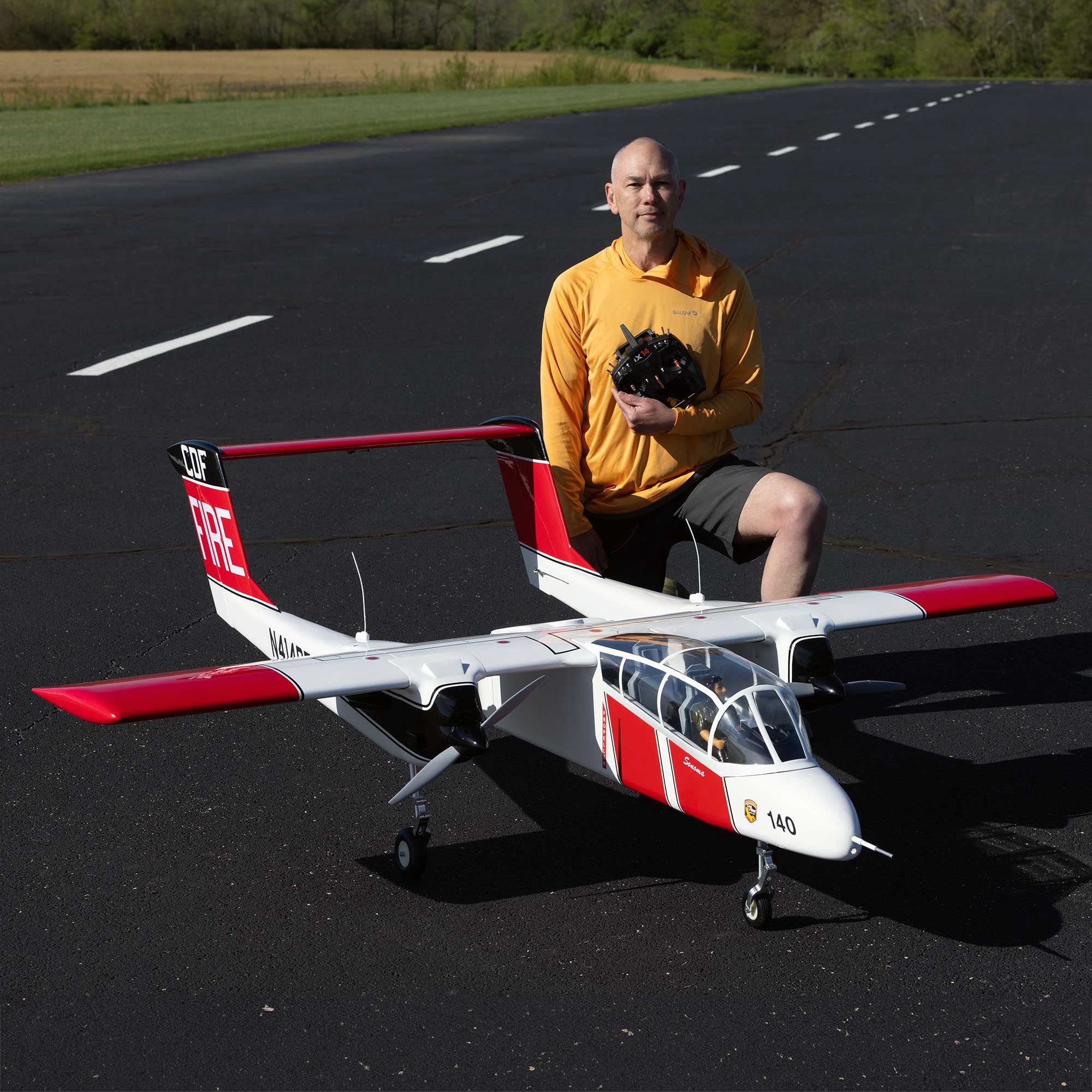 Hangar 9 RC Airplane OV-10 Bronco 20cc ARF HAN5055 RC Warbird Airplanes