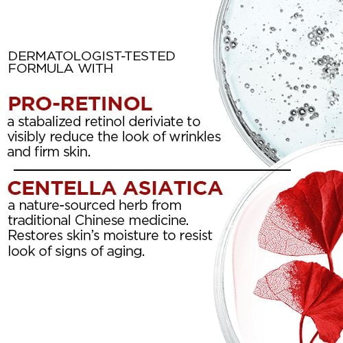L'Oréal Paris Revitalift Day Moisturizer with SPF 25 , Pro-Retinol & Centella Asiatica, Anti Aging Moisturizer