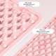 thumbnail image 3 of Almohadilla de masaje de acupresión de silicona de doble cara | Silicona antideslizante lavable de grado alimenticio | Almacenamiento de orificios para colgar | Alivio del pie para la fascia plantar, 3 of 5