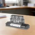 thumbnail image 1 of Elodie 5 Hole Mini Punch Bookbinding Paper Puncher for Journal Page Deskfax Receipt Gray, 1 of 8