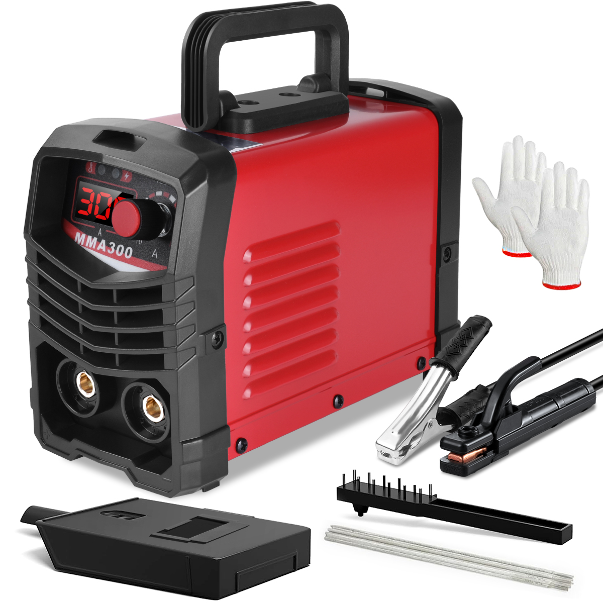BIUBLE Welder 110V, 300A Portable AC Welder with Hot Start, Arc Force, Anti-Stick