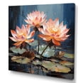 thumbnail image 2 of Designart "Sacred Lotus Petals III" Lotus Wall Decor, 2 of 7