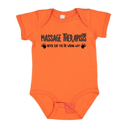 

Inktastic Massage Therapists Hands Rub Boys or Girls Baby Bodysuit