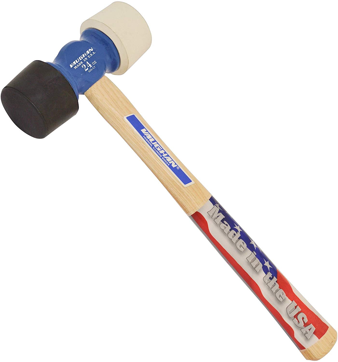 Vaughan RM24 14Inch Professional Rubber Mallet with FlameTreated