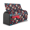 thumbnail image 3 of Fuzoiu Skull red flower blue Print Decorative Waterproof Mailbox Cover,Welcome Magnetic Mailbox Cover, Post Letter Box Wrap Cover for Outdoor Decor -25.5x21 in, 3 of 8