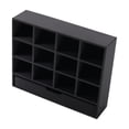 thumbnail image 1 of Vitrina en miniatura a escala 1/12, miniorganizador, vitrina para manualidades, con 12 cuadrículas. negro, 1 of 9