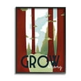 thumbnail image 2 of Stupell Industries Grow Strong Forest Trees Pines Landscape Motivational Phrase,11 x 14, Design by Daphne Polselli, 2 of 5