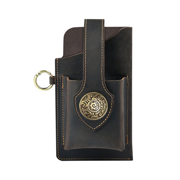 Moocorvic Clearance Leather Retro Mobile Phone Bag Outdoor Sports Men's Bag Wear Belt Mobile Phone Pocket