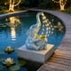 thumbnail image 5 of Yunuuuoa Solar Powered Elephant Statue Outdoor Garden Decor LED Light Sculpture Resin Animal Figure for Patio Lawn Landscape Ornament, 5 of 6
