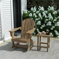 thumbnail image 4 of Paradise Outdoor Patio Rocking Chair with Square Side Table Set, 4 of 9