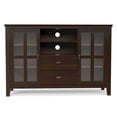 thumbnail image 5 of Simpli Home Artisan 53 inch Wide Solid Wood Tall TV Stand in Tobacco Brown For TVs up to 60 inches, 5 of 12