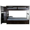 thumbnail image 7 of OS Home and Office Furniture 2917TTK3-22 Solid Pine Bunk Bed in Dark Espresso., 7 of 7