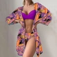 thumbnail image 4 of Traje de baño para mujer Fashionista Lady que contiene el conjunto de bikini con estampado de almohadilla de pecho traje de baño de dos piezas trajes de baño para mujer, 4 of 6