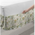 thumbnail image 2 of Ambesonne Vintage Multi-color Floral Wrap Around Microfiber Bed Skirt, King, 2 of 2
