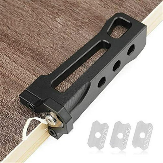 EastVita Edge Banding Trimmer, Veneer Edge Trimmer with Tungsten Steel R1, R3 Blade, Aluminum Alloy Body, Edge Band Trimmer for Board & Wood Surfaces