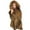 Khaki, variant on IROINNID Women's Hooded Faux-fur Coat Solid Color Long Sleeve Casual Zipper Pocket And Tops, Khaki