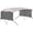 Gray 97-103", variant on Universal 4 Bow Bimini Top Replacement Canvas & Detachable Sidewalls with Storage Boot, 600D Marine Grade Sun Shade Boat Canopy with Mesh Side Blocks, No Frame, 91-96" w