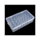 thumbnail image 1 of Bewildely Caja de almacenamiento de hilo de coser, portátil, Rectangular, Color sólido, 42 carretes, a prueba de polvo, accesorios para caja de Juguetes de construcción Transparente, 1 of 6