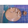 thumbnail image 2 of De Kulture Works Ayurveda Pure Kansa Bronze Solid Dinnerware Thali Set (Matt), 6 pieces, 2 of 4