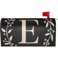 thumbnail image 1 of Classic Monogram Letter E Mailbox Cover Magnetic Standard Size Waterproof Letter Post Box Cover Wrap Oversize Decoration Welcome Home Garden Outdoor 21" Lx 18" W, 1 of 6
