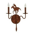 thumbnail image 2 of Meyda 140038 14 in. Braves Run 2 Light Wall Sconce, 2 of 3