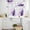 Purple, variant on Marble Blue Kitchen Curtains Sets for Windows 24 Inch Length, Gold White Modern Gradient Ocean Wavy Ripple Rod Pocket Window Treatments Tier Curtains and Valances Set for Bedroom/Bathroom
