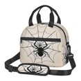 thumbnail image 1 of Disketp Spiders On The Web 1 Lonchera Térmica para Mujer y Hombre, Bolsa de Almuerzo Reutilizable e Impermeable para Trabajo, Viajes y Picnic, 1 of 7