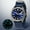 Blue Nylon, variant on Titanium Watch for Men, Field Military Men's Watch, Sport Titanium Analog Quartz Watches with Date, Canvas Strap, Japanese Quartz Movement, 10ATM Waterproof, Super Luminous, Blue