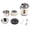 Beige, variant on Stainless Steel Mini Portable Thermal Cooker Pot 2L Constant Temperature Heat Preservation Lifting Electric Lunch Box Food Warmer for Commercial Residential Orange