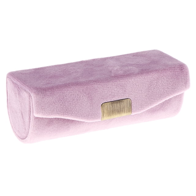 Caja de lápiz labial Cosmético Macarena con espejo Organizador de Maquillaje rosado