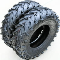 Pair of 2 (TWO) Forerunner Mars B 25x8.00-12 25x8-12 43F 6 Ply MT M/T Mud ATV UTV Tires