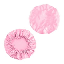 JLFNYA Bath Shower Caps for Women, Women Shower Caps, Silk Night Cap, Reusable Shower Caps, Reusable Satin Cap for Women, Shower Cap Waterproof, Womens Shower Caps Waterproof Reusable