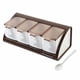 thumbnail image 4 of Contenedor De Caja De Condimentos Para Alimentos De 3/4 Rejillas, Cajas De Especias Montadas En La Pared, Herramientas De Cocina, Tarro De Condimentos Con Cucharas Advancent HA017236-00, 4 of 7