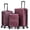 Red, variant on Rosamo Luggage Sets 3 Piece, HardsideTravel Suitcase with Spinner Wheels 20/24/28" , Carry on Luggage with TSA Lock(Yellow)