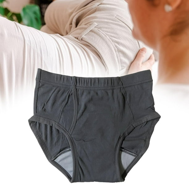 Pañal para hombres mayores, durante la noche, cómodo, portátil con área  absorbente, impermeable, reutilizable, absorbencia, ropa interior para  adultos