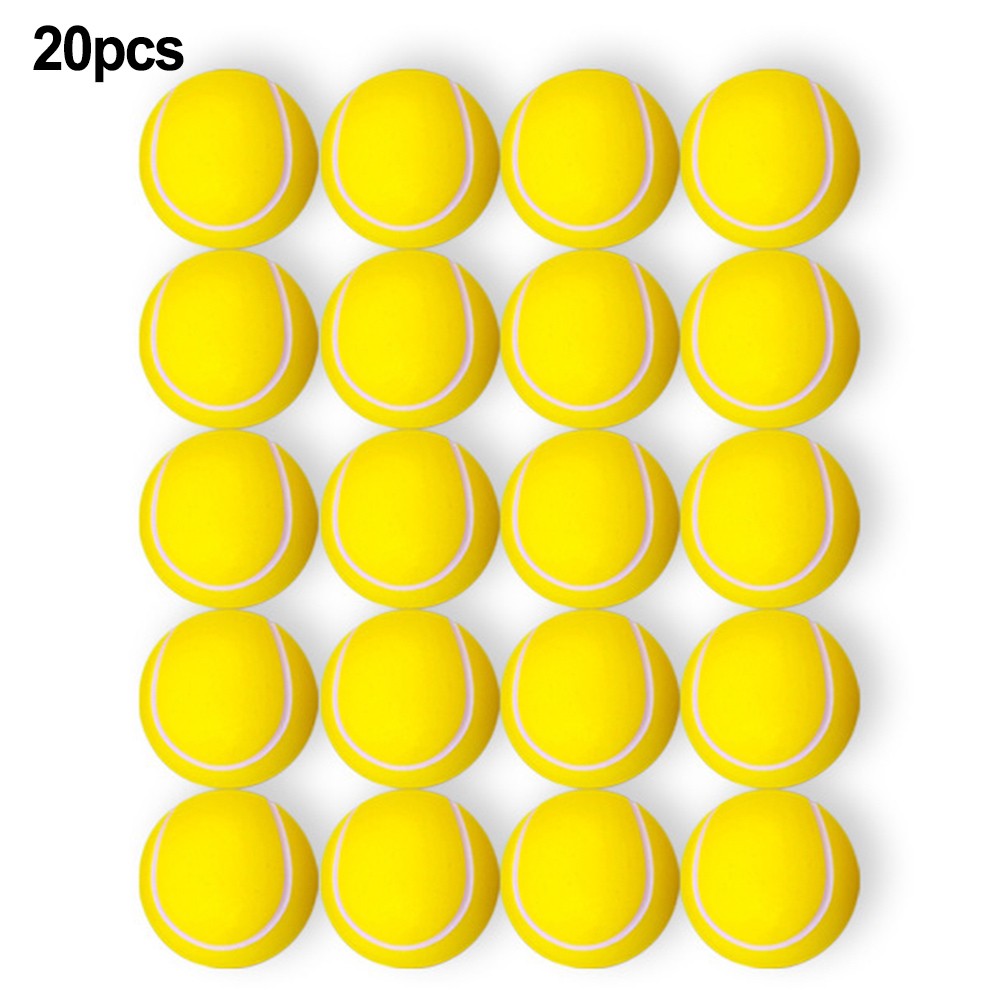 20pcs Foam Ball Soft Foam Sponge Tennis Balls Baseball Balls for and Adults
