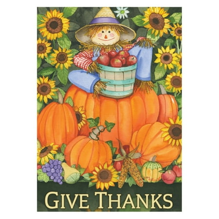 - Toland Home Garden Scarecrow Harvest Flag