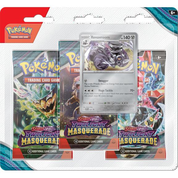 Pokemon Trading Card Games SV6 Twilight Masquerade 3Pk Blister - Revavroom
