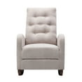 thumbnail image 3 of Wulawindy Baby Room High Back Rocking Chair Nursery Chair , Comfortable Rocker Fabric Padded Seat ,Modern High Back Armchair, 3 of 7