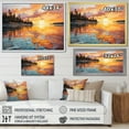 thumbnail image 4 of Designart "Morning Reflections in Canada II" Landscapes Floater Framed Wall Art Print, 4 of 7