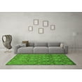 thumbnail image 3 of Ahgly Company Indoor Rectangle Abstract Green Modern Area Rugs, 8' x 12', 3 of 4