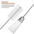 thumbnail image 2 of QUMIIRITY 2Pcs Dual Heads Cleaning Brush Nylon Silver for Musicians Instrument Care, 2 of 8